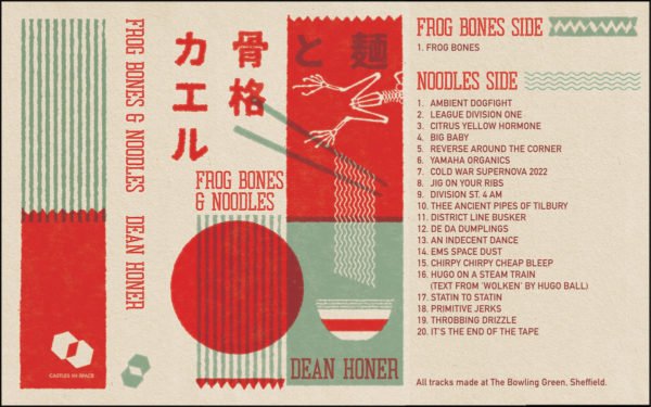 Dean Honer - Frogs, Bones & Noodles - Cassette rear - www.logofiasco.com